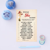 Würde sie eher Baby Firefighter Showspielkarte Flyer (Einzeln)