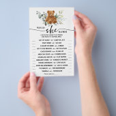 Würde sie eher Bear Greenerity Duwer Game Card Flyer (Handgriff)