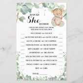 Würde sie eher Bear Greenerity Duwer Game Card Flyer (Vorne)