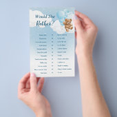 Würde sie eher blaues Teddy-Bärenspiel Flyer (Handgriff)