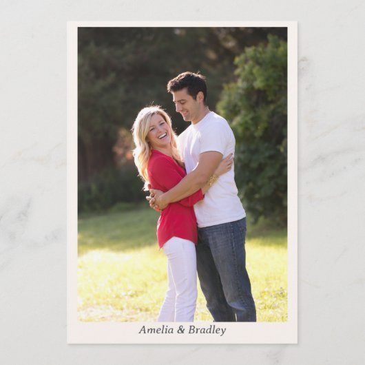 Würde sie eher? Brautparty-Spiel mit Foto Hinweiskarte (Rückseite)