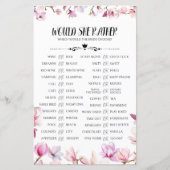 Würde sie eher Brautparty spielen (Vorderseite)