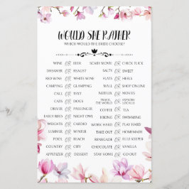 Würde sie eher Brautparty spielen