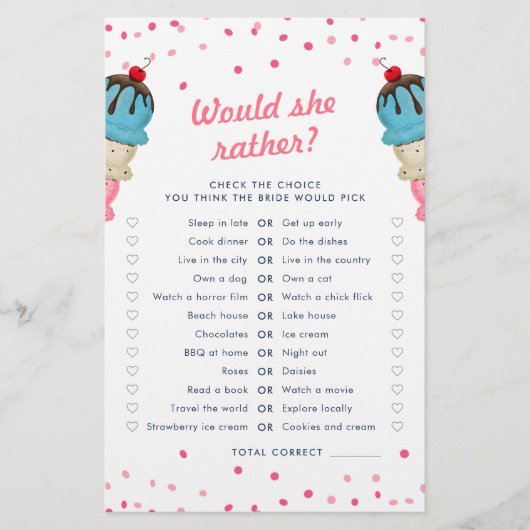 Würde sie eher Brautparty spielen (Vorderseite)