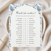 Würde sie eher Brautparty spielen Chinoiserie