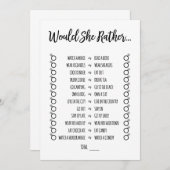 Würde sie eher Brautparty spielen Programm (Vorne/Hinten)