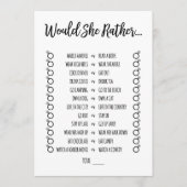 Würde sie eher Brautparty spielen Programm (Vorderseite)