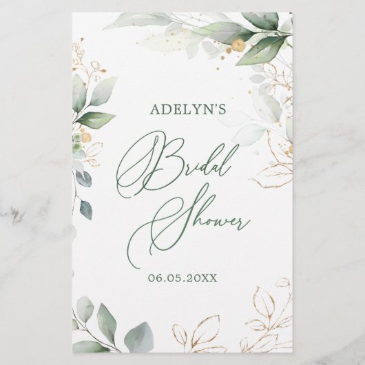 Würde sie eher Bridal Game Green Foliage (Rückseite)