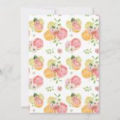 Würde sie eher Citrus Brautparty Spielkarte Einladung (Rückseite)