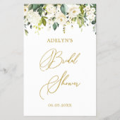 Würde sie eher das Brautparty von White Roses spie Flyer (Hinten)