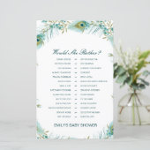 Würde sie eher ein Baby-Dusche-Spiel DRUCKEN? (Stehend Vorderseite)