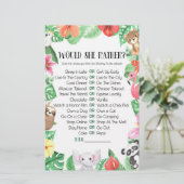 Würde sie eher ein Baby-Duschspiel machen Briefpapier (Stehend Vorderseite)