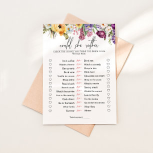 Würde sie eher ein Brautparty mit Blumen spielen Einladung