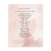 Würde sie eher ein Brautparty spielen