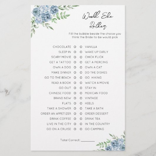 Würde sie eher ein Brautparty spielen (Vorderseite)