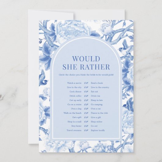 Würde sie eher eine Brautparty-Spielkarte an der K Einladung (Vorderseite)