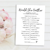 Würde sie eher eine Spielkarte haben? Einladung