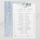 Würde sie eher Greenery Blätter Bridal Game (Vorne/Hinten)