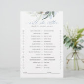 Würde sie eher Greenery Blätter Bridal Game (Stehend Vorderseite)