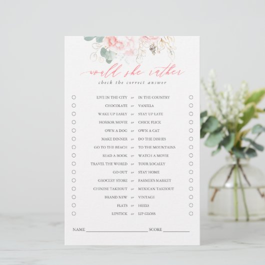 Würde sie eher Grün rosa Brautspiel (Stehend Vorderseite)