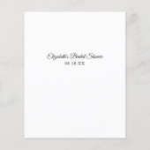 Würde sie eher | Minimales Brautparty (Rückseite)