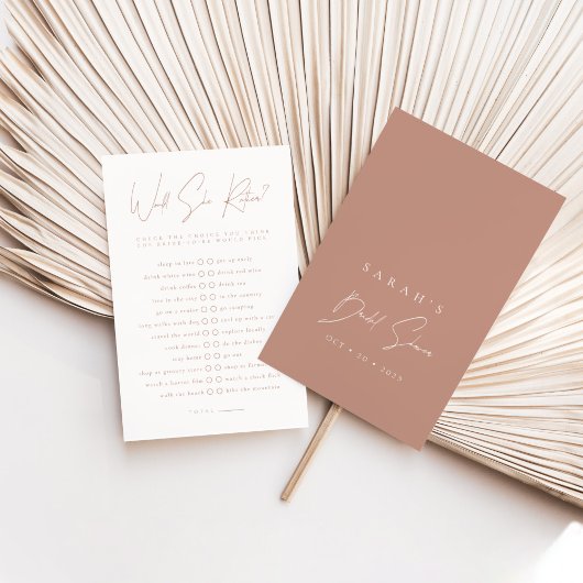 Würde sie eher rosa Brautparty spielen