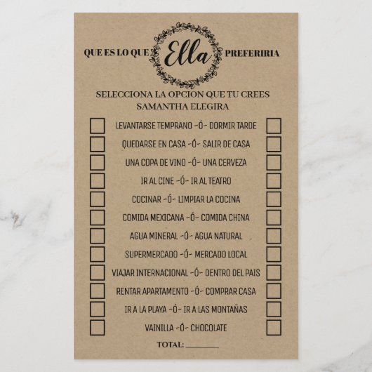 Würde sie eher rustikal duschen zweisprachiges Spi (Rückseite)