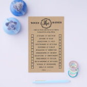 Würde sie eher rustikal duschen zweisprachiges Spi Flyer (Einzeln)