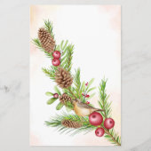 Würde sie eher Weihnachts-Brautparty-Spielkarte Flyer (Hinten)