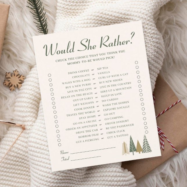 Würde sie eher Winter Baby Duschspiel (Von Creator hochgeladen)