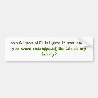 Wurde Sie jedoch Heckklappe? Autoaufkleber