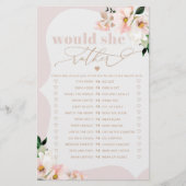 Würde sie lieber Blumenspiel erröten? (Vorderseite)