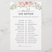 Würde sie lieber Brautparty spielen? (Vorderseite)