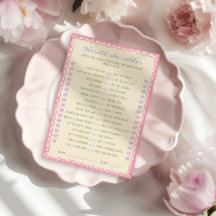 Würde sie lieber Brautparty-Spielkarte haben?