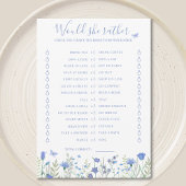 Würde sie lieber Brautparty-Spielkarte haben? Einladung