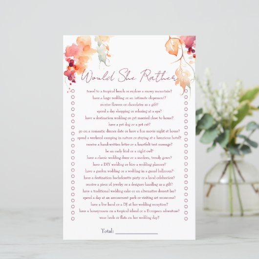 Würde sie lieber Brautparty Wein machen? (Stehend Vorderseite)