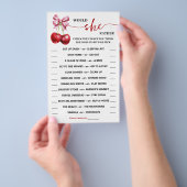 Würde sie lieber die Babyduschkarte bestellen? Flyer (Handgriff)