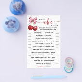 Würde sie lieber die Babyduschkarte bestellen? Flyer (Einzeln)