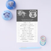 Würde sie lieber eine Duschkarte für das Auto hoch Flyer (Einzeln)