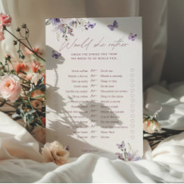 Würde sie lieber eine Schmetterling-Brautparty-Spi