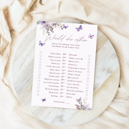 Würde sie lieber eine Schmetterling-Brautparty-Spi Einladung