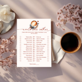 Würde sie lieber Kaffee Brautparty spielen Einladung