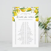 Würde sie lieber Lemon Brautparty Games (Stehend Vorderseite)