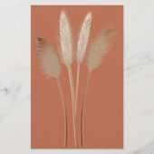 Würde sie lieber Pampas Brautparty Game Card Flyer (Hinten)