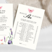 Würde sie lieber Schmetterlinge Blume Brautparty