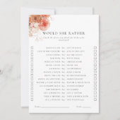 Würde sie stattdessen das Duschspiel der Blumenbri Einladung (Vorderseite)