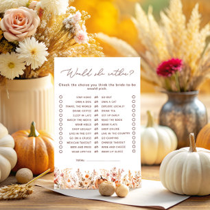 Würde sie stattdessen fallen Pumpkin Brautparty Ga
