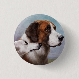 Würde und Anmut von Carl Reichert vintage Button