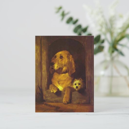 Würde und Unnachgiebigkeit von Edwin Henry Landsee Postkarte (Stehend Vorderseite)