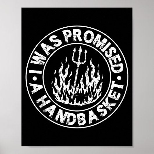 Wurde versprochen ein Handkorb Spaß bedrängter Pit Poster (Vorne)